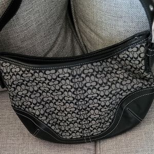 Coach small canvas/leather bag - LAST CALL